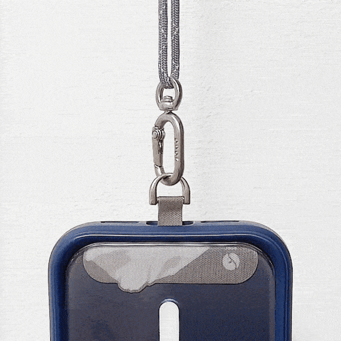 手機連結繩360度旋轉示意