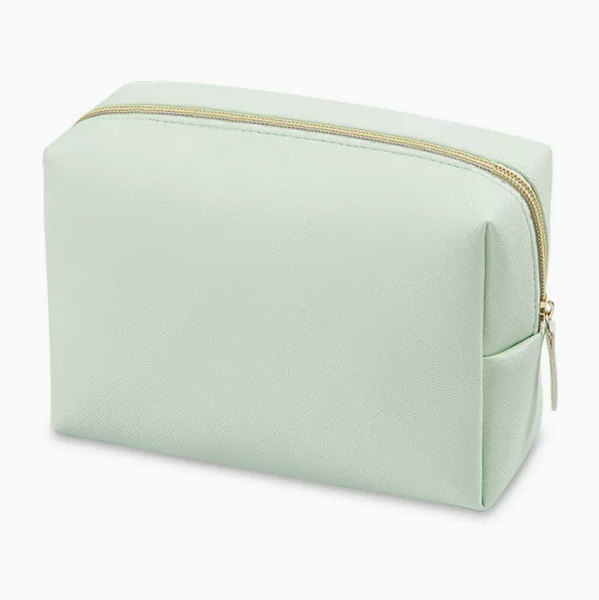 Hot Push Travel Portable Octagonal Cosmetic Bag (Tender Green-Large Size: 19.8cm*8.3cm*13.5cm)