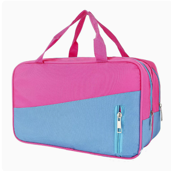 Hot push travel dry and wet separation toiletry bag (rose red orchid size 33cm*15cm*34cm)