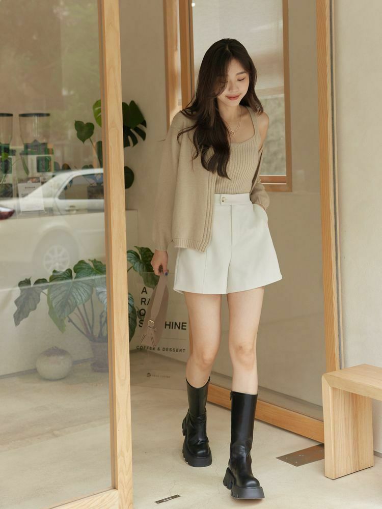 自訂 心機顯瘦西裝短褲