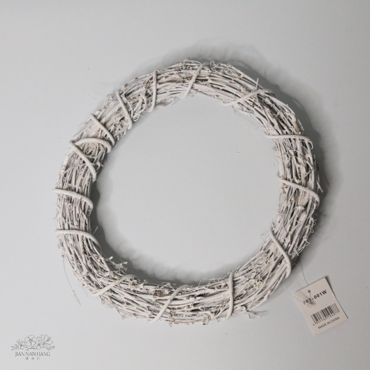 花藝素材 日本藤圈 刷白 3尺寸