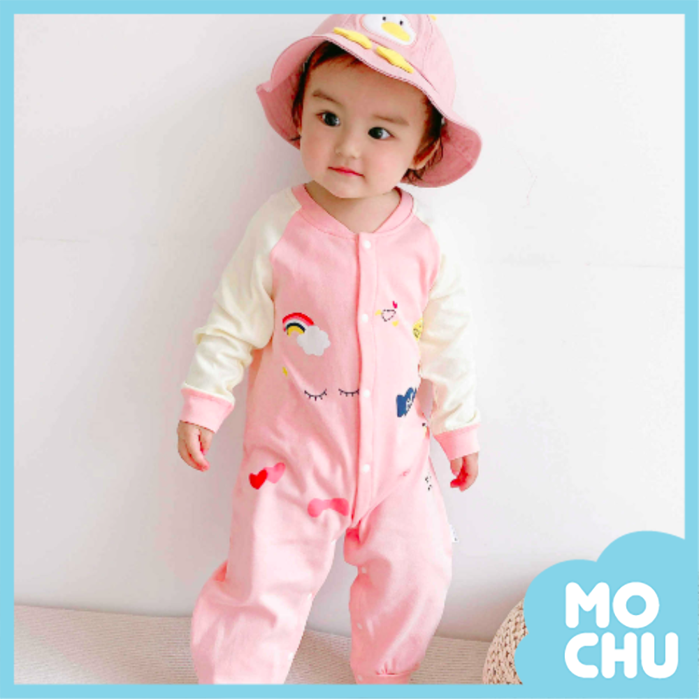 彩虹糖長袖連身衣