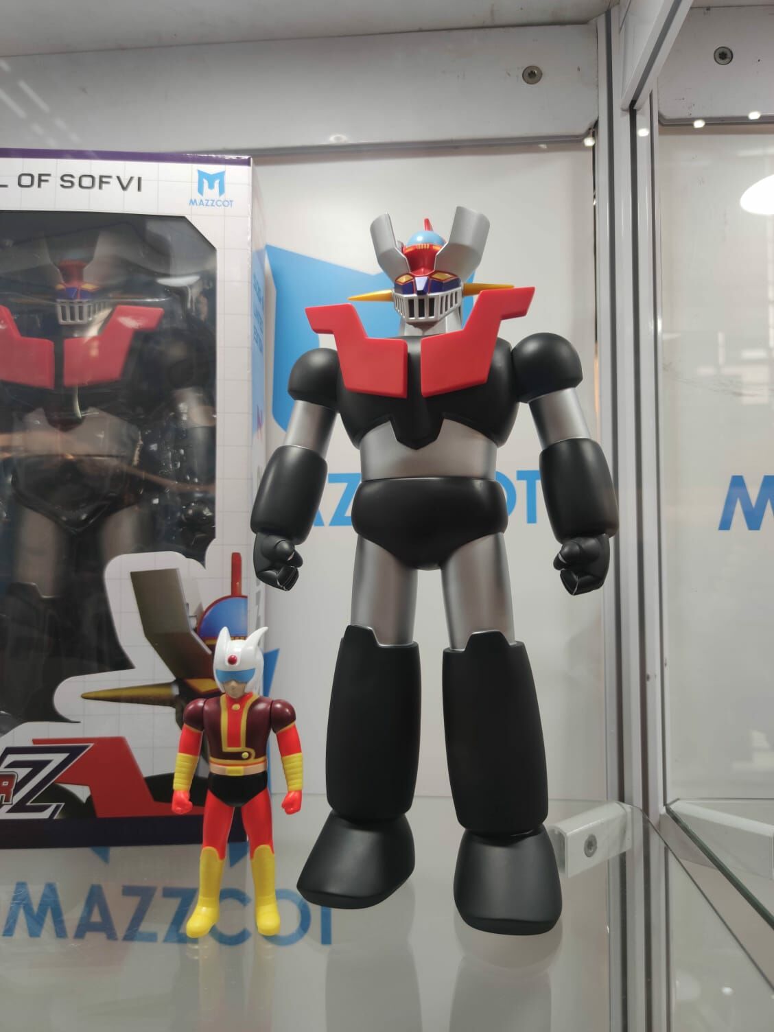 MAZZCOT SOS-001 Soul of Sofvi 鐵甲萬能俠 & 兜甲兒 32cm & 12cm /MAZINGER Z 32CM & Koji Kabuto 12CM