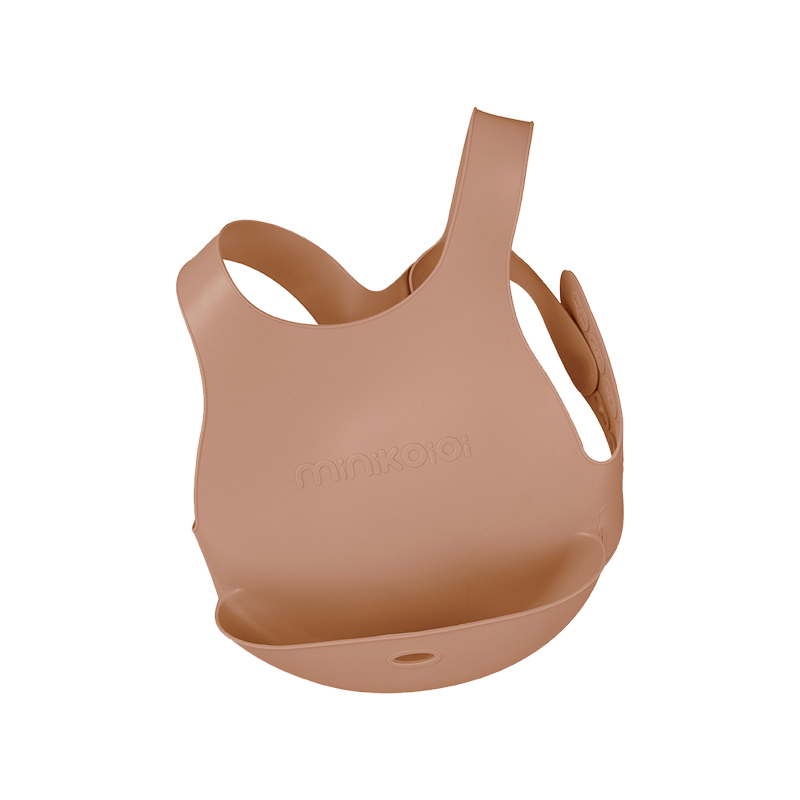 minikoioi X型立體矽膠圍兜(多色可選)