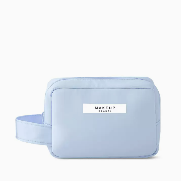 Hot push large-capacity travel carry-on toiletry bag (light blue small size: 16.3cm*7cm*11cm)