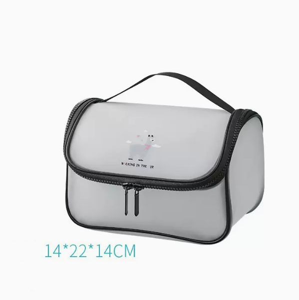 Popular matte waterproof portable travel cosmetic bag (alpaca pillow bag size 22cm*14cm*14cm)