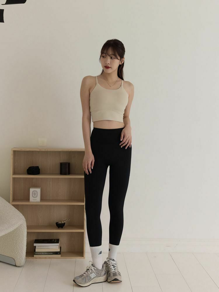 自訂 削肩後V瑜珈Bratop