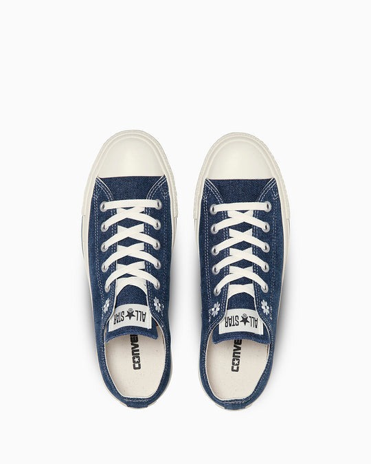 限時特價預購┃日本 CONVERSE ALL STAR DAISIES DM OX 牛仔 低筒 刺繡 雛菊 藍色