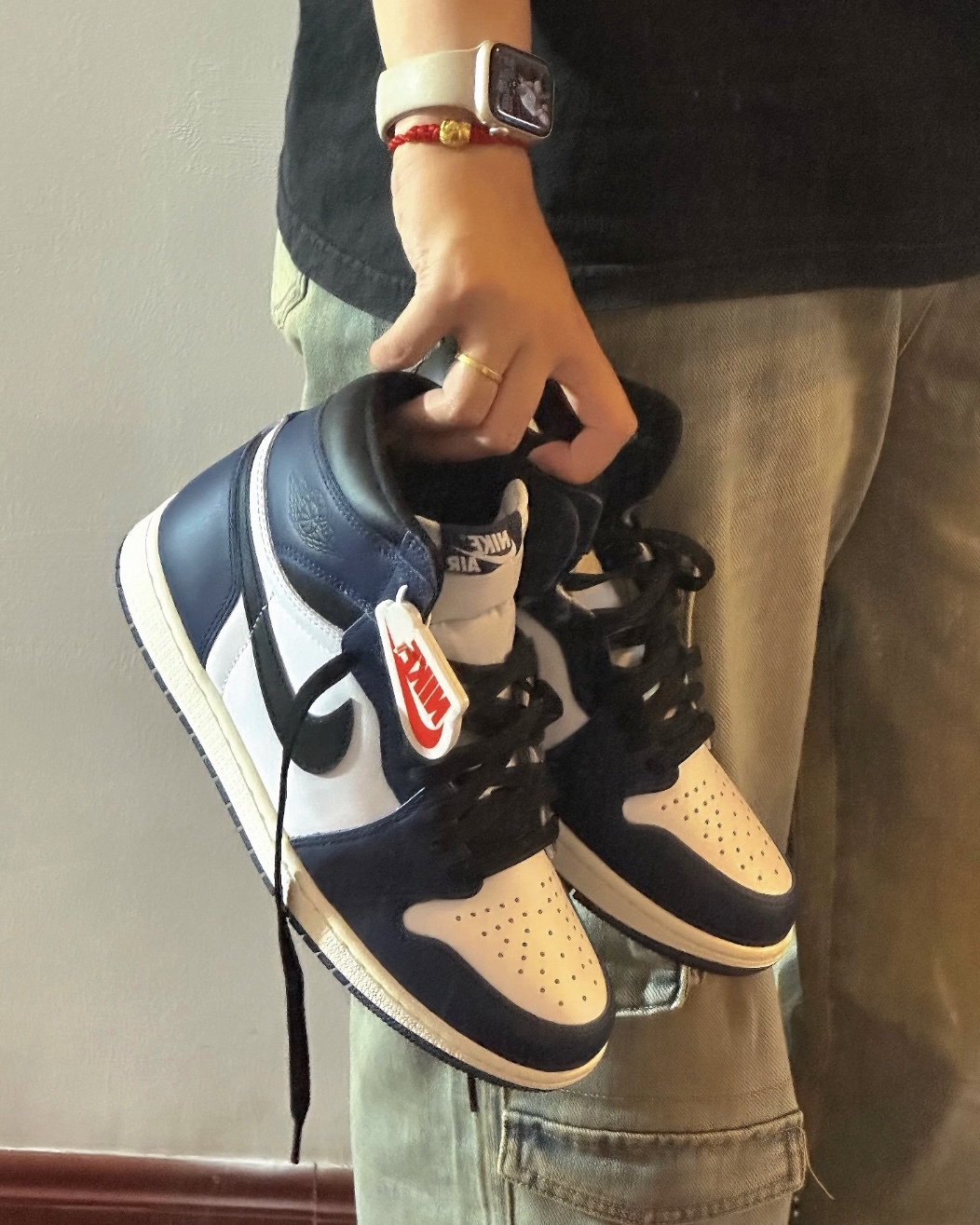 【現貨】Nike Air Jordan 1 AJ1 High OG Midnight Navy 高筒 藤原浩 平替款 午夜藍