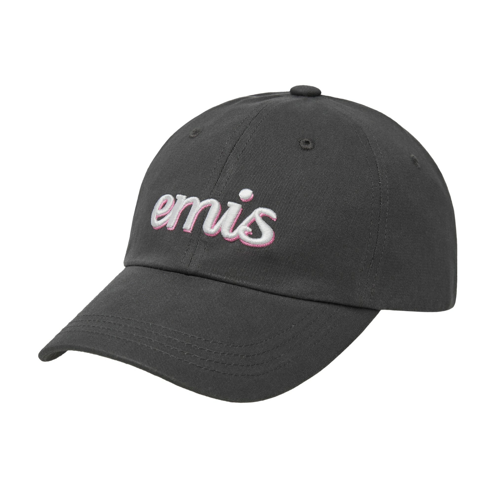 EMIS] LAYERED LOGO BALL CAP - CHARCOAL (帽子)