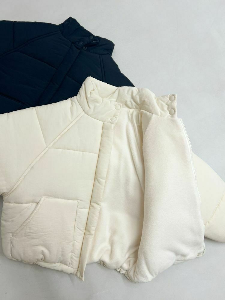 KID-暖呼呼刷毛鋪棉外套