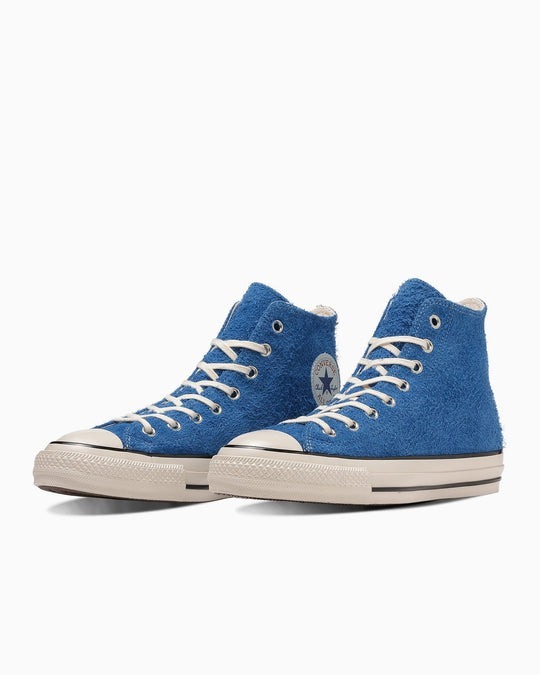 限時特價預購┃日本 CONVERSE SUEDE ALL STAR US HI 麂皮 毛毛 高筒 藍色