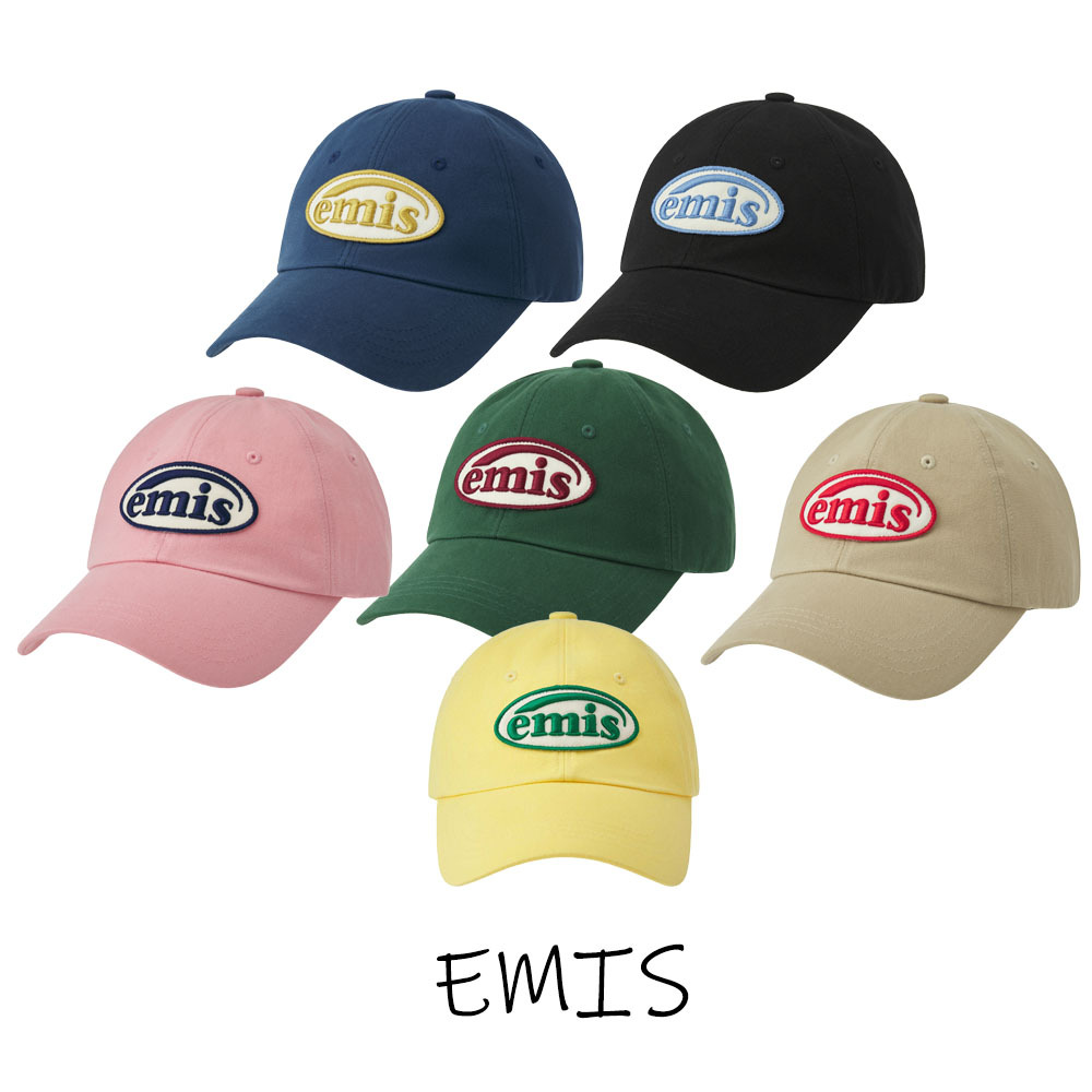 【OWN】EMIS 秋冬新品 經典 大LOGO 休閒 老帽 鴨舌帽 韓系 造型 不分男女 E17-24