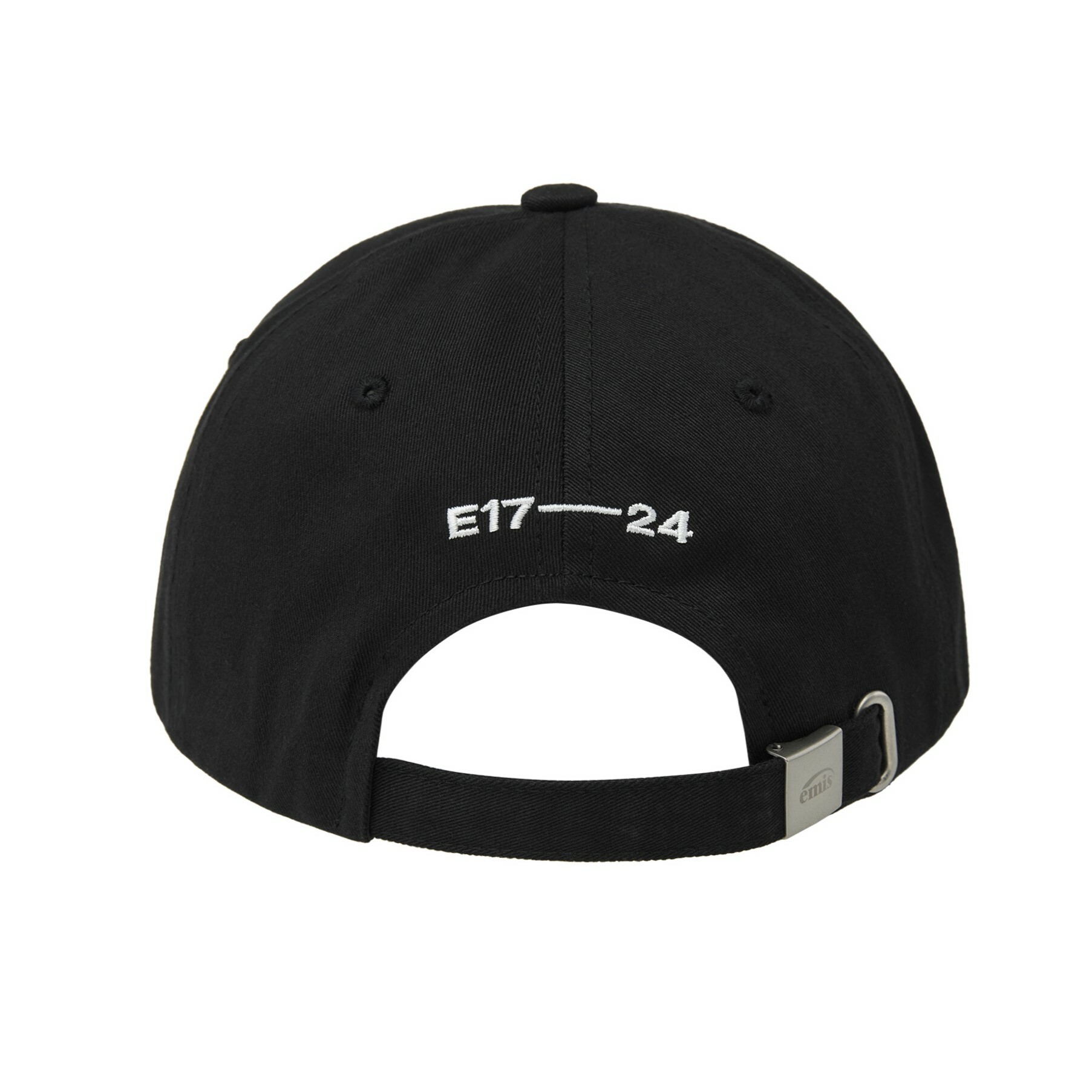 EMIS] LAYERED LOGO BALL CAP - BLACK (帽子)