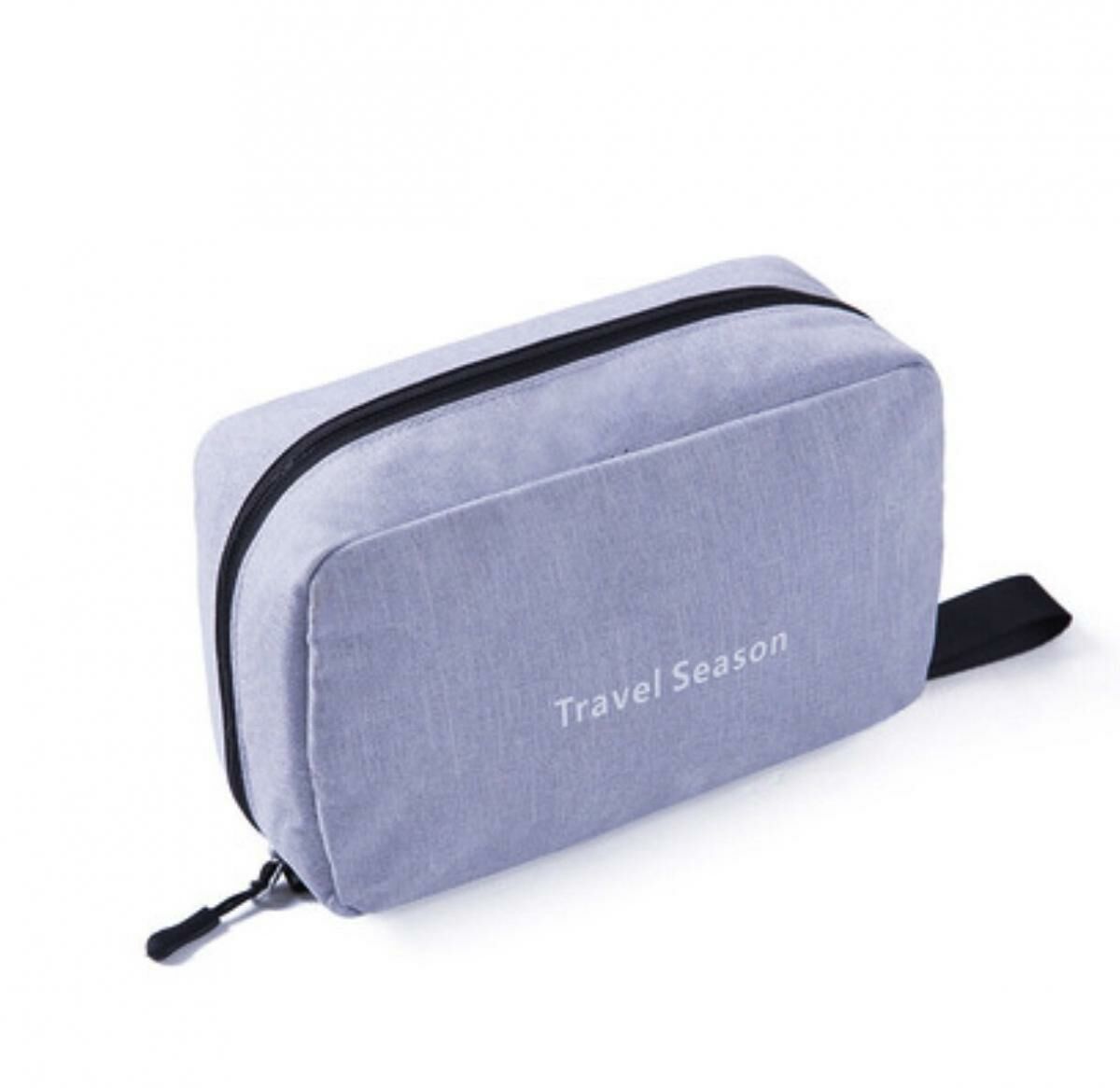 Popular multi-functional portable cosmetic bag (gray size: 23cm*15cm*9cm)