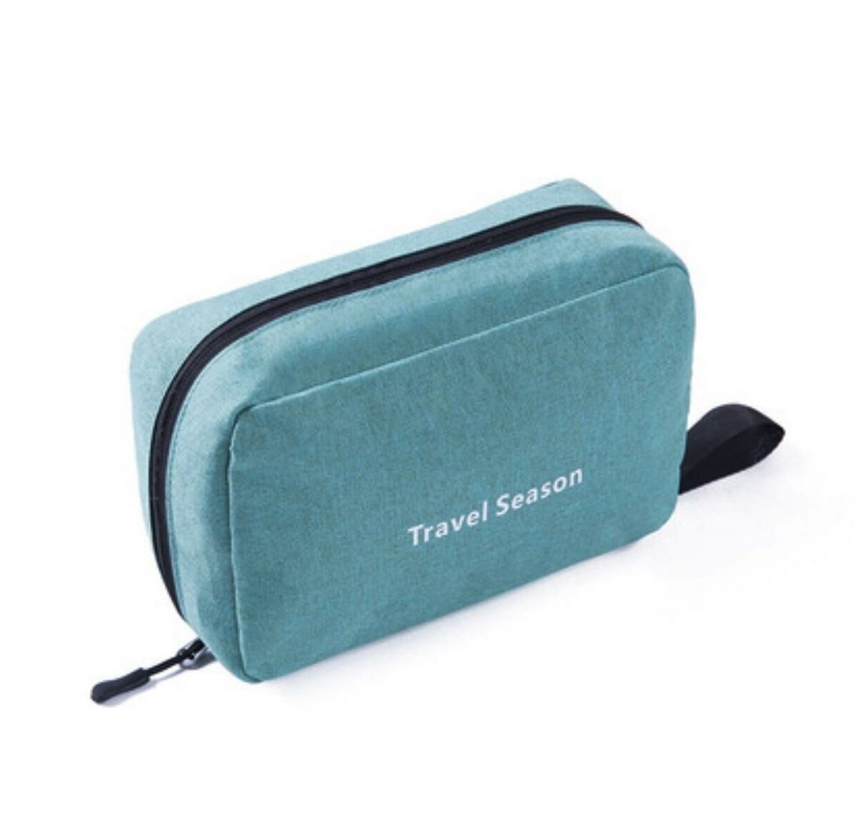 Popular multi-functional portable cosmetic bag (cyan size: 23cm*15cm*9cm)