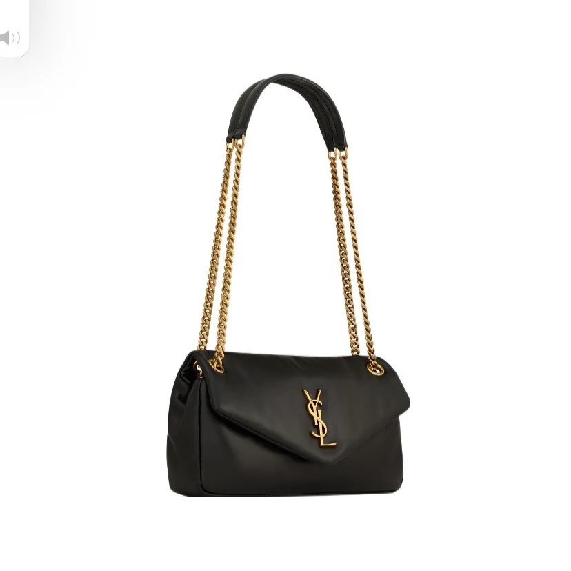 SAINT LAURENT YSL Calypso 羊皮 信封 手袋