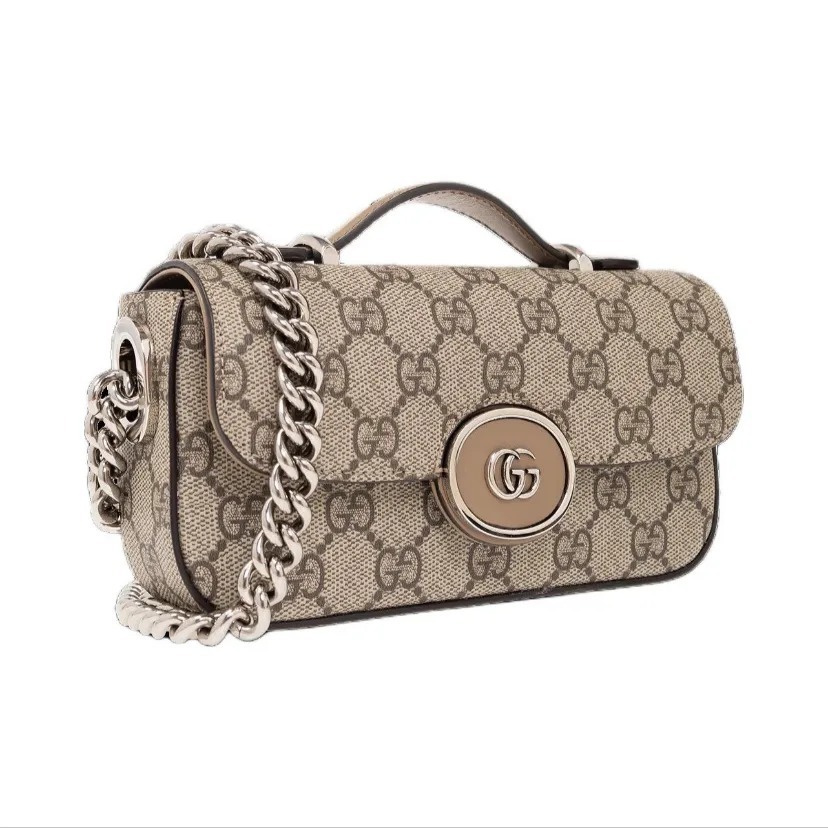 GUCCI Petite GG 帆布 迷你 手袋