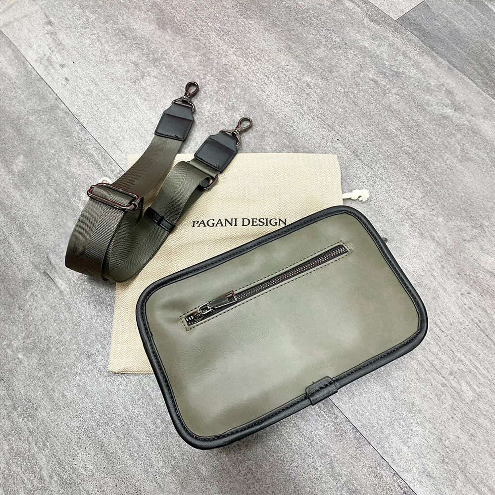 【Pagani Design 帕加尼】PGN-C059 編織 壓紋 小方 斜背包