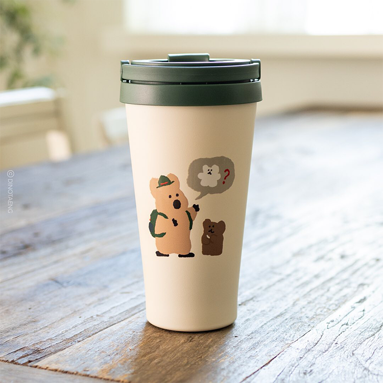 【Dinotaeng】Quokka & BOBO in the Woods Tumbler 不鏽鋼保溫杯
