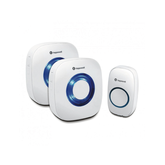 Hopewell DB-13 300米 超強無線門鈴 ( 插電式，1 按 2 響 ) 300m