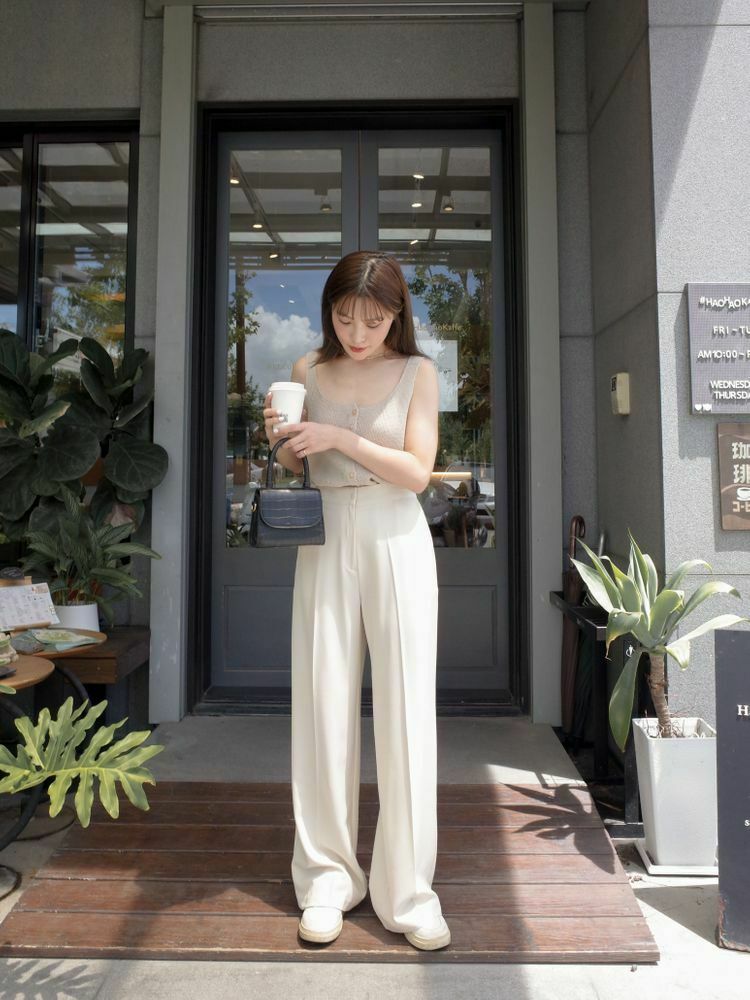 推薦款 垂墜顯瘦落地西褲