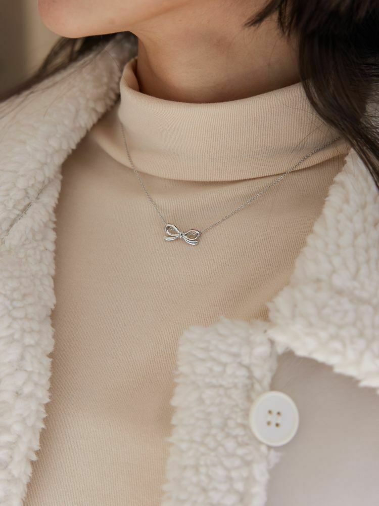 立體造型蝴蝶結項鍊