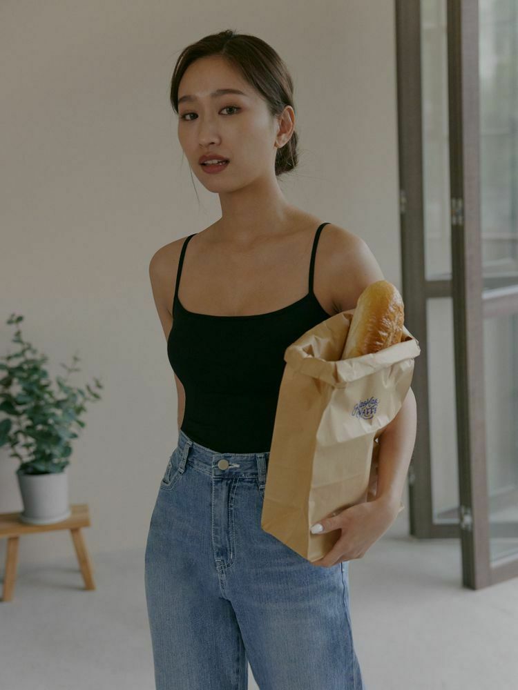 自訂 小性感百搭細肩Bratop長版(大胸、小胸皆適穿)