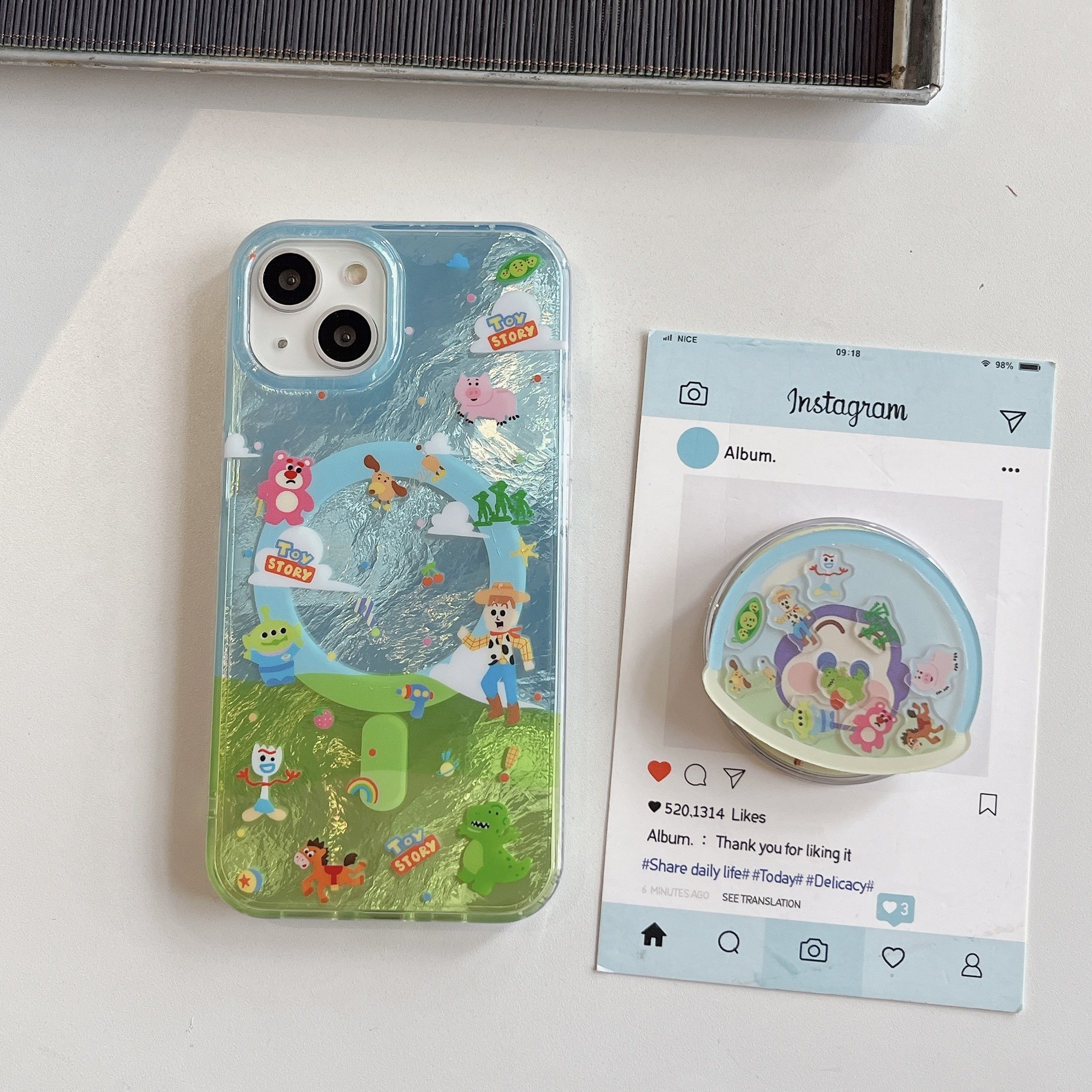 玩具總動員手機殼+磁吸支架