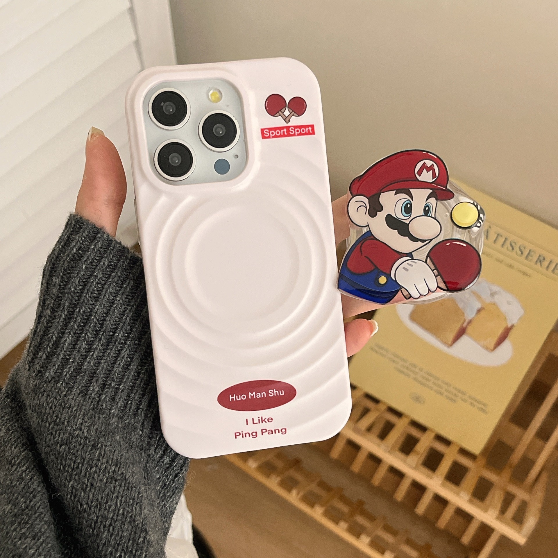 Mario手機殼+磁吸支架