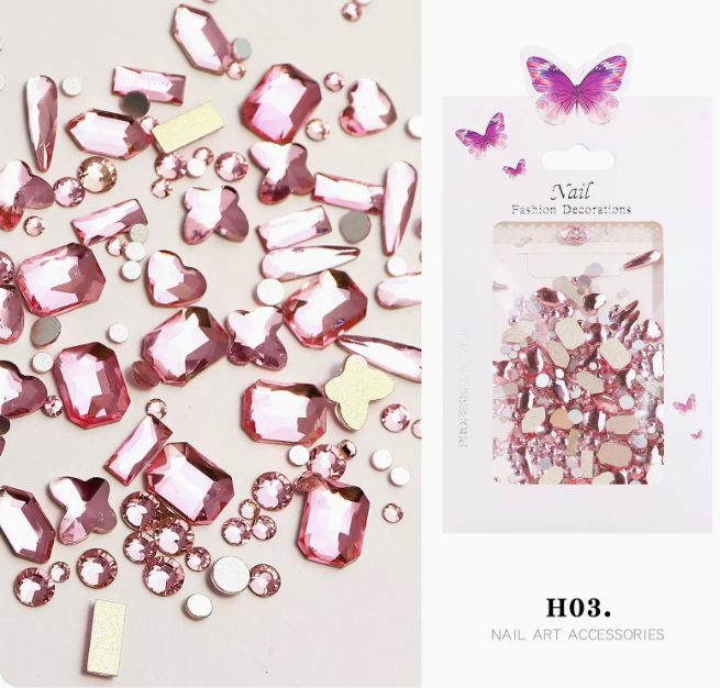 熱推美甲飾品 異形鉆03（混裝）