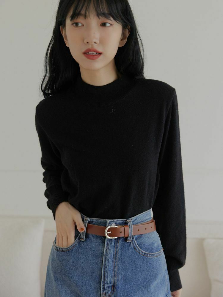 低調簡約真皮皮帶