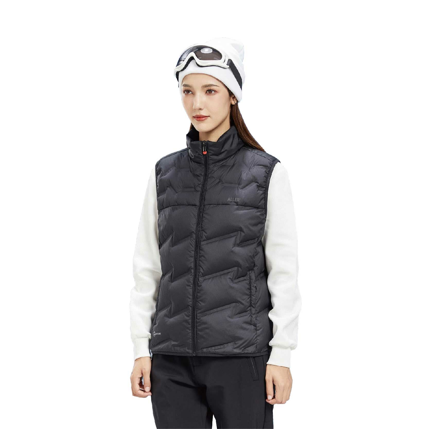 ALLER 蓄熱羽絨背心 女款 (4色) 羽絨/防風/柔軟/輕量保暖/戶外休閒 00AL79898