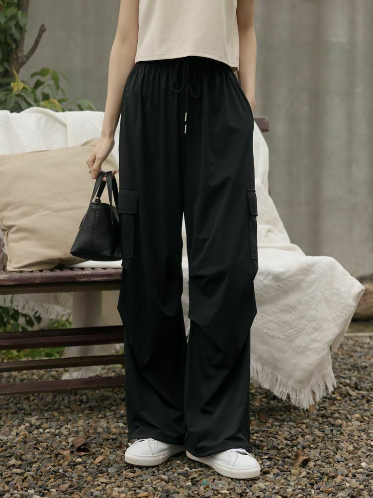 自訂 瞬冰感顯瘦工裝褲