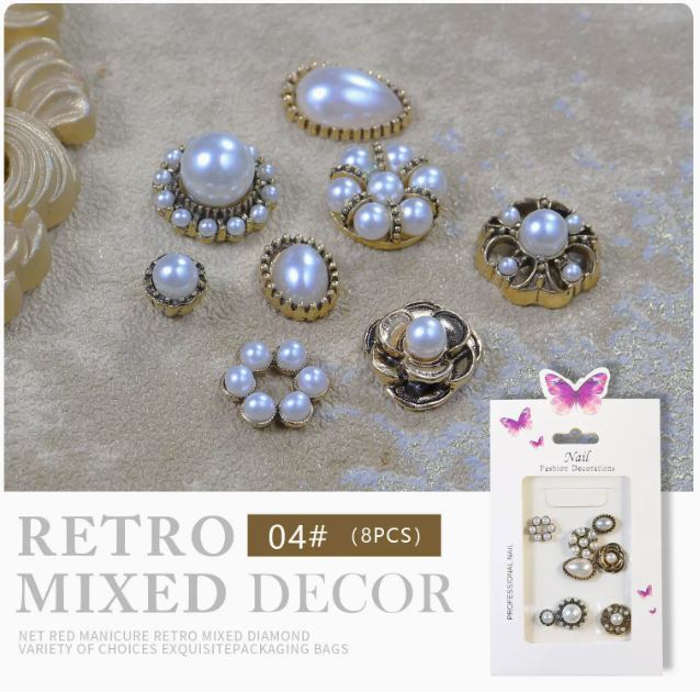 Hot Recommended Nail Art Jewelry Alloy Love Jewelry No. 04
