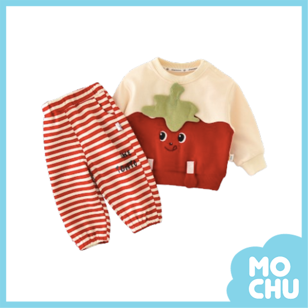 貪吃大番茄長袖套裝