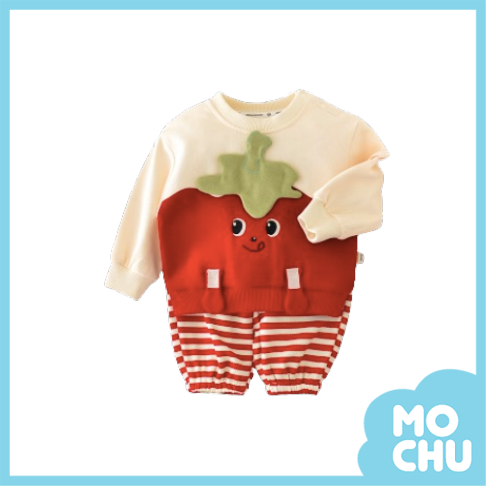 貪吃大番茄長袖套裝