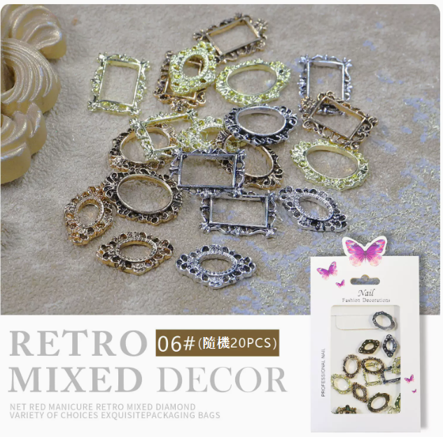 Hot Recommended Nail Art Jewelry Alloy Love Jewelry No. 06
