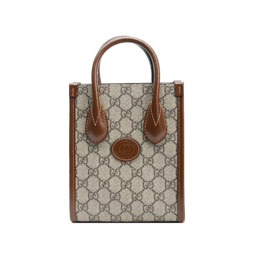 GUCCI Interlocking G 迷你 手提 斜背 托特