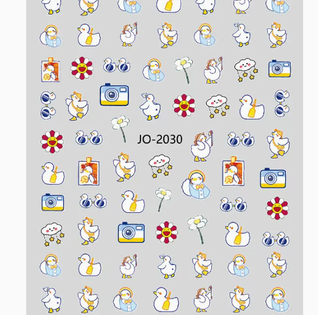 熱推美甲卡通貼紙（2030）