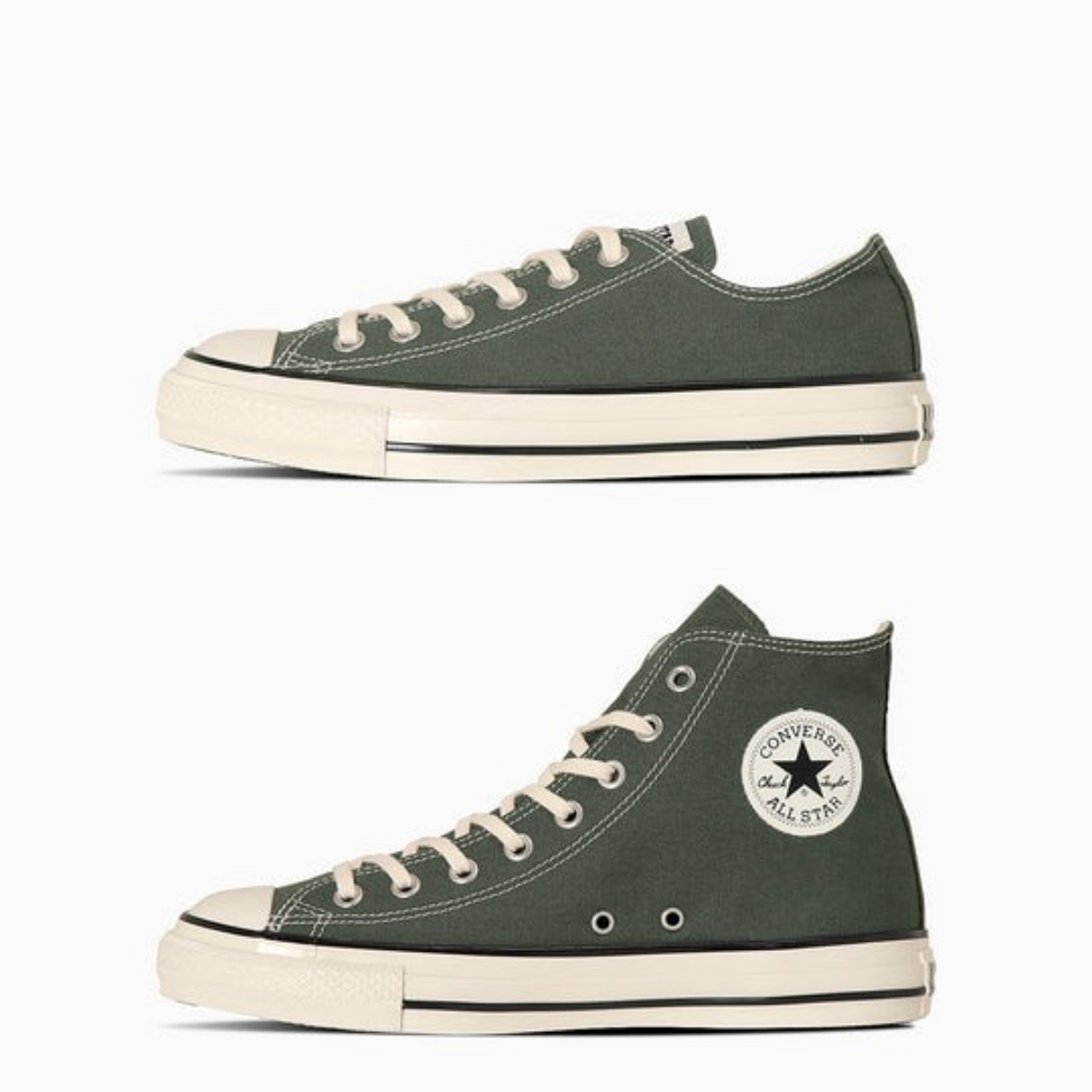 限時特價預購┃CONVERSE ALL STAR US OX HI 帆布 低筒 高筒 軍綠
