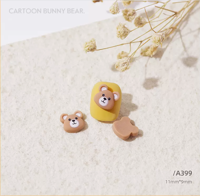 Hot Recommended Nail Art Accessories Cartoon Resin Accessories A399 (Pack of 5)