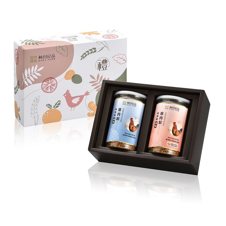 花蓮格雅雞 雞肉鬆-雙賓禮盒