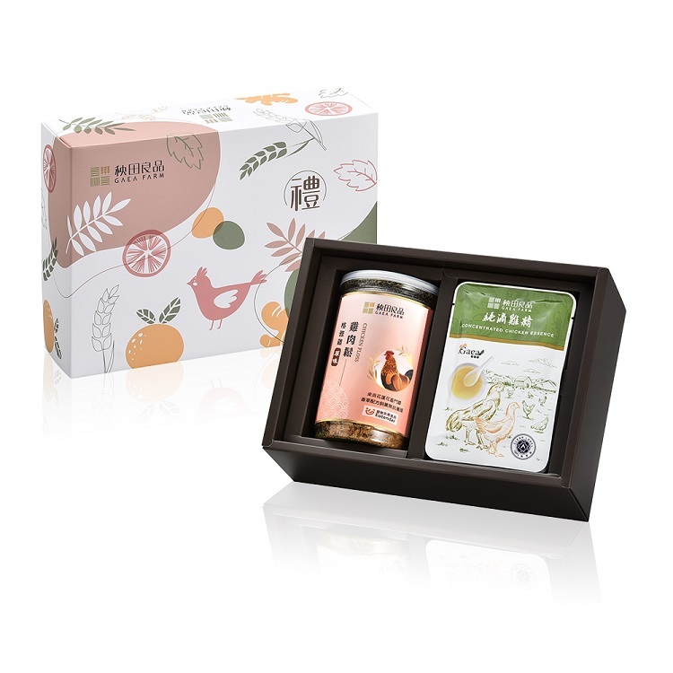 花蓮格雅雞 純滴雞精+雞肉鬆-禮盒