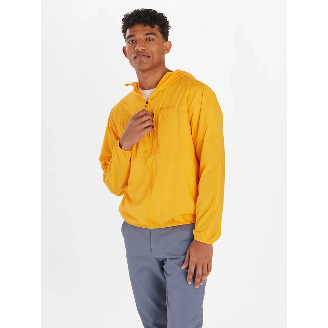 Marmot Men's Superalloy Bio Wind Jacket 男款 極輕量防風連帽外套 M15379-9057 Golden Sun [HappyOutdoor]