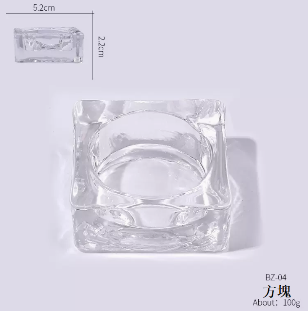 熱推美甲水晶杯  方塊
