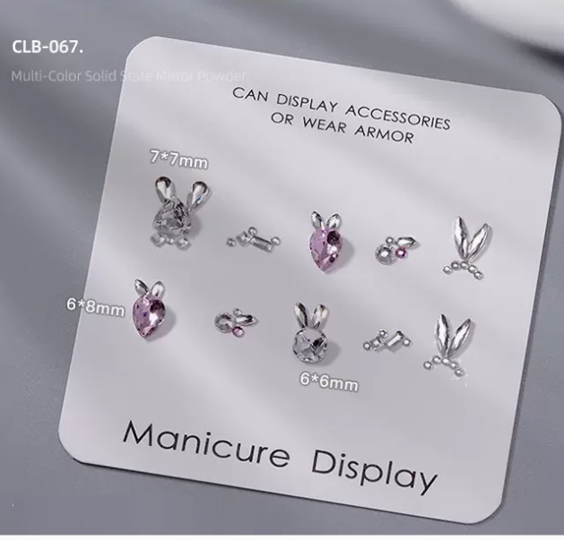 Hot Recommended Nail Art Accessories Little Rabbit Material Pack No. 067