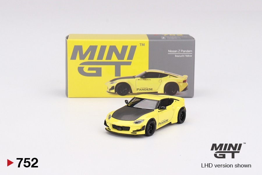 Mini GT 1/64 日產 Nissan Z Pandem Ikazuchi Yellow LHD