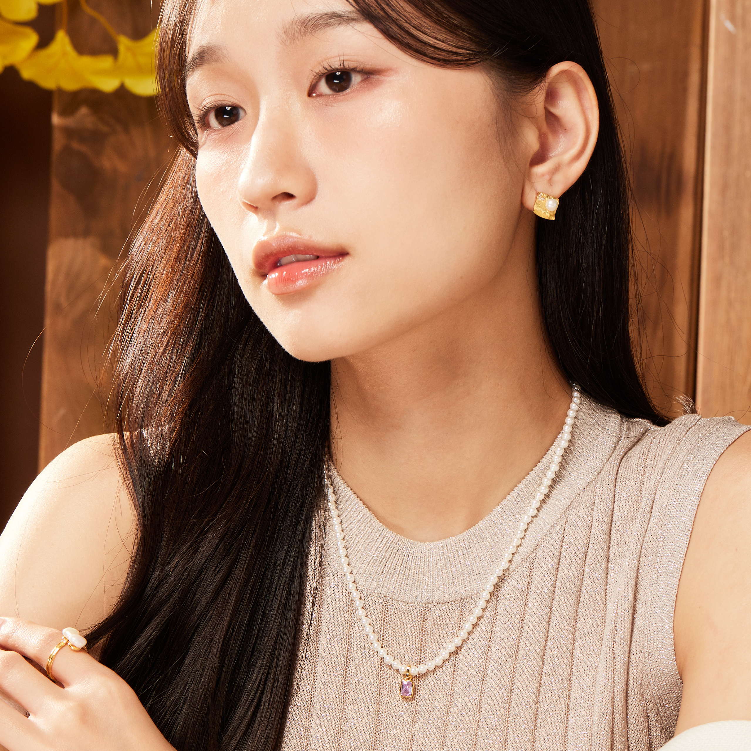 三週年日本輕奢訂製款鋯石項鍊