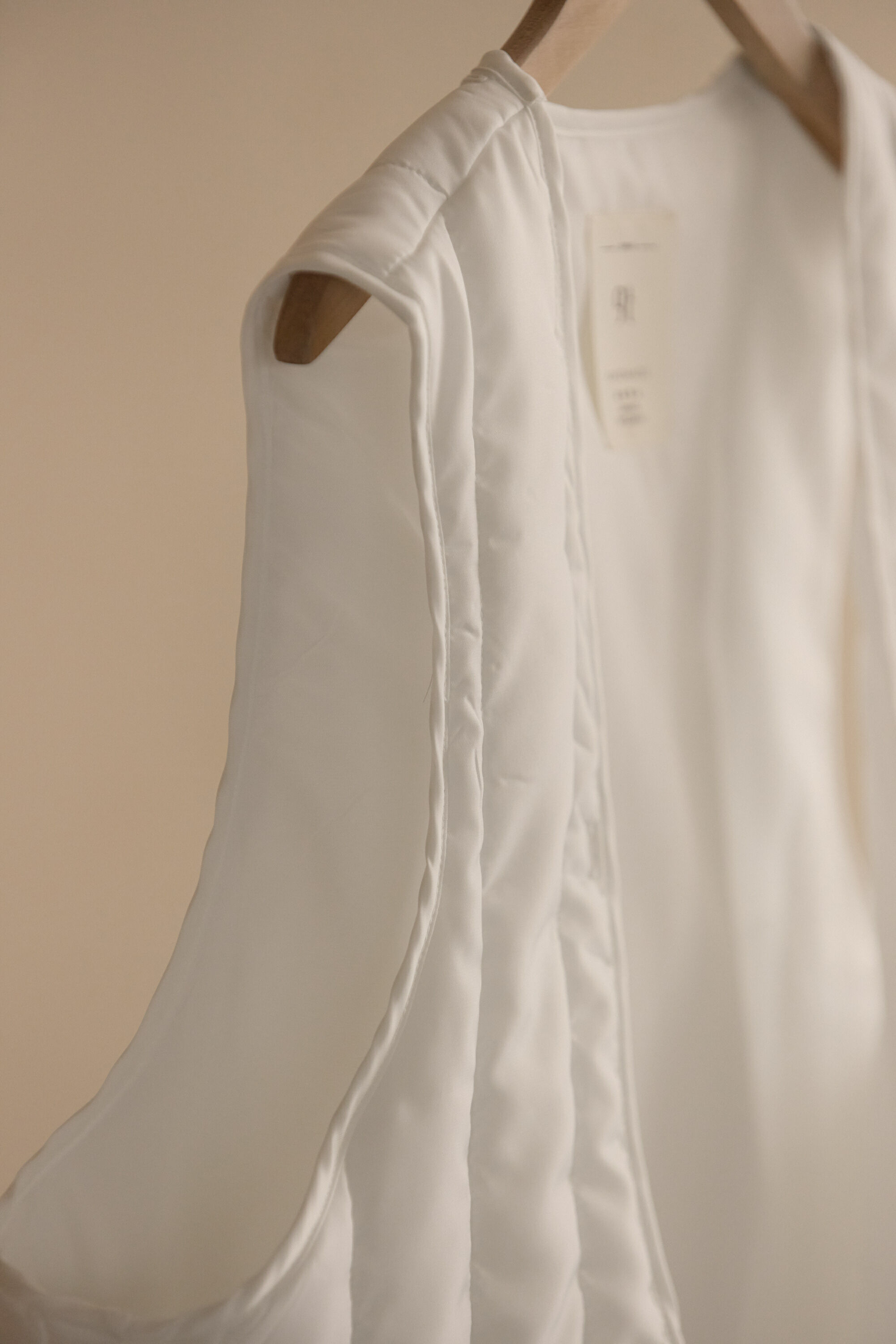 Gmade/極暖可拆式鋪棉背心-白